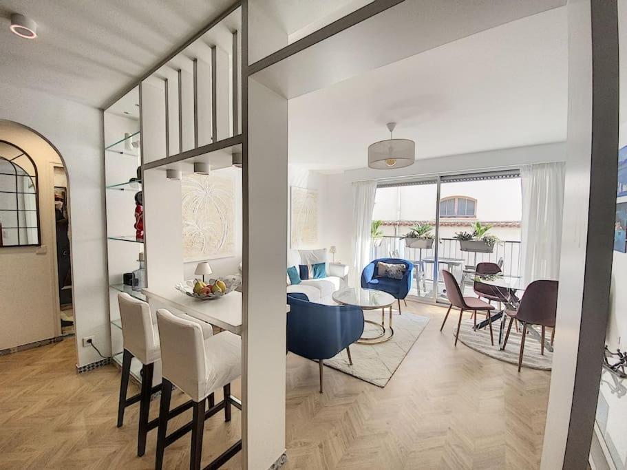 Appartement Style Architecte Proche De La Plage คานส์ ภายนอก รูปภาพ